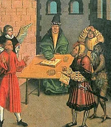 The Ten Commandments eighth Commandment (detail)